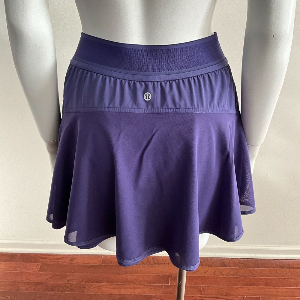 Lululemon Morning Match Breathable High Rise Skort Purple 6T - Picture 5 of 12
